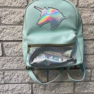 Unicorn Holographic Backpack purse  PBN